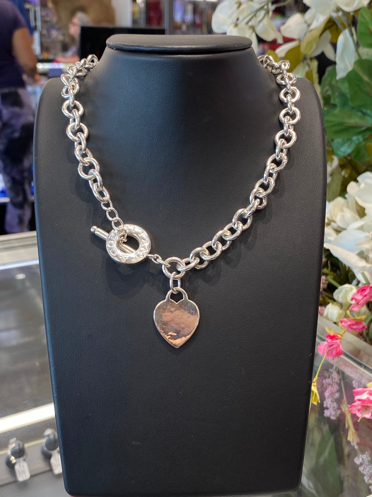 Silver Tiffany & Co Toggle Chain