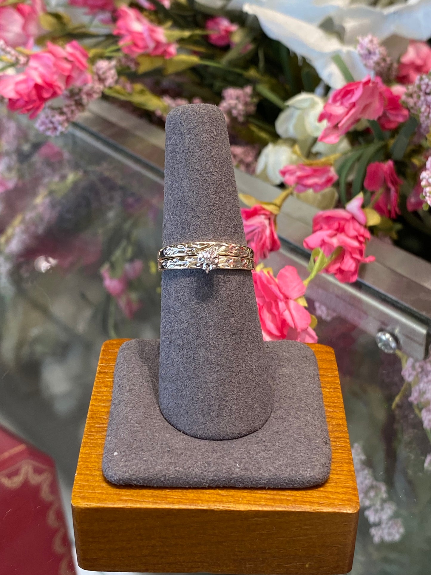 10k Two Tone Wedding Set