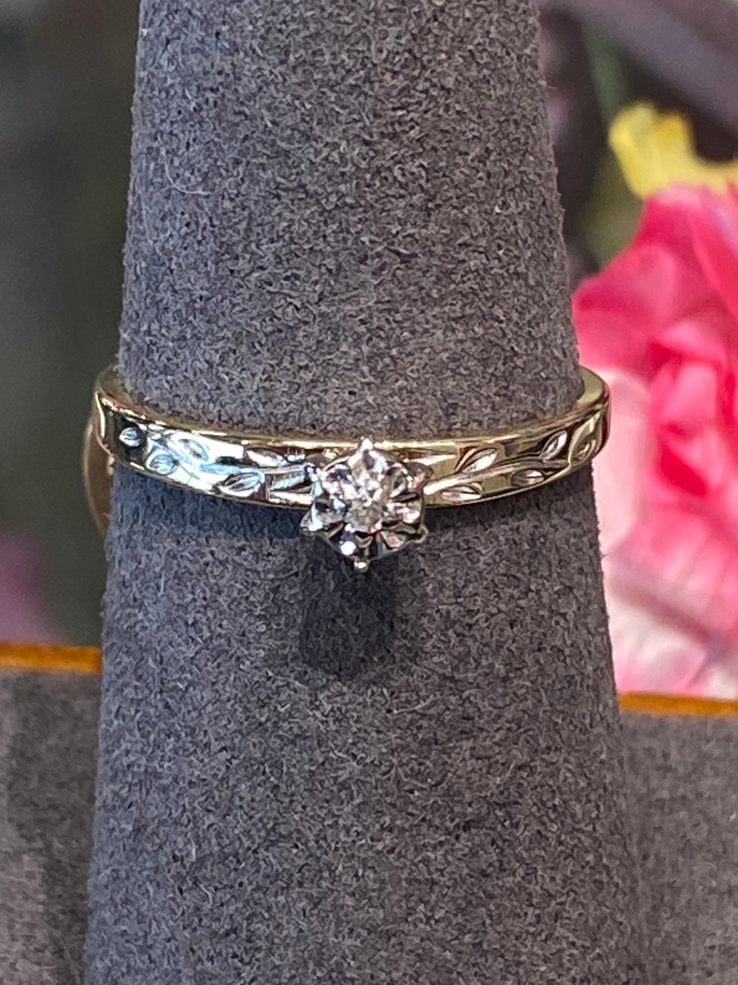 10k Two Tone Wedding Set