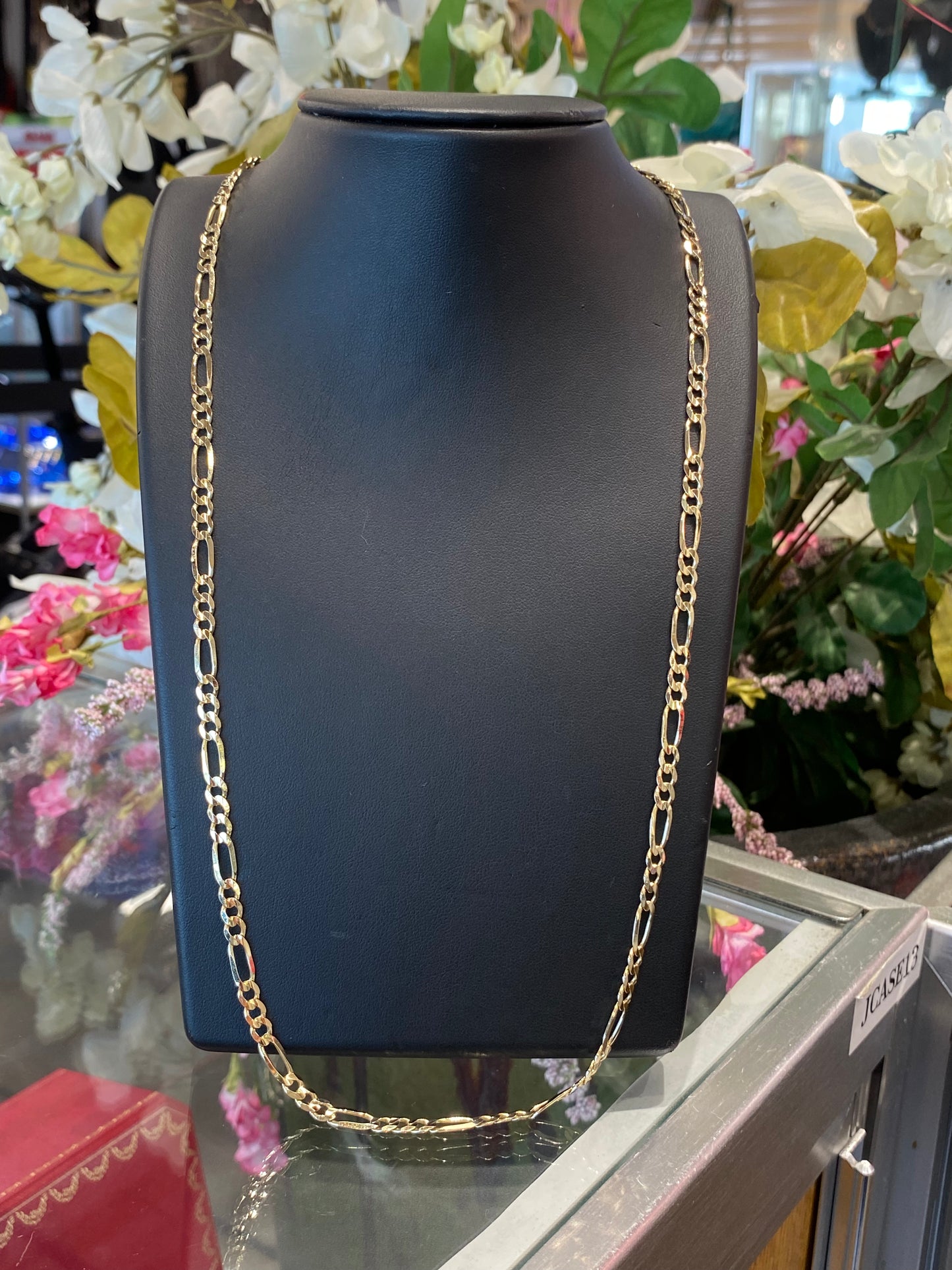 14k Yellow Gold Fígaro Chain