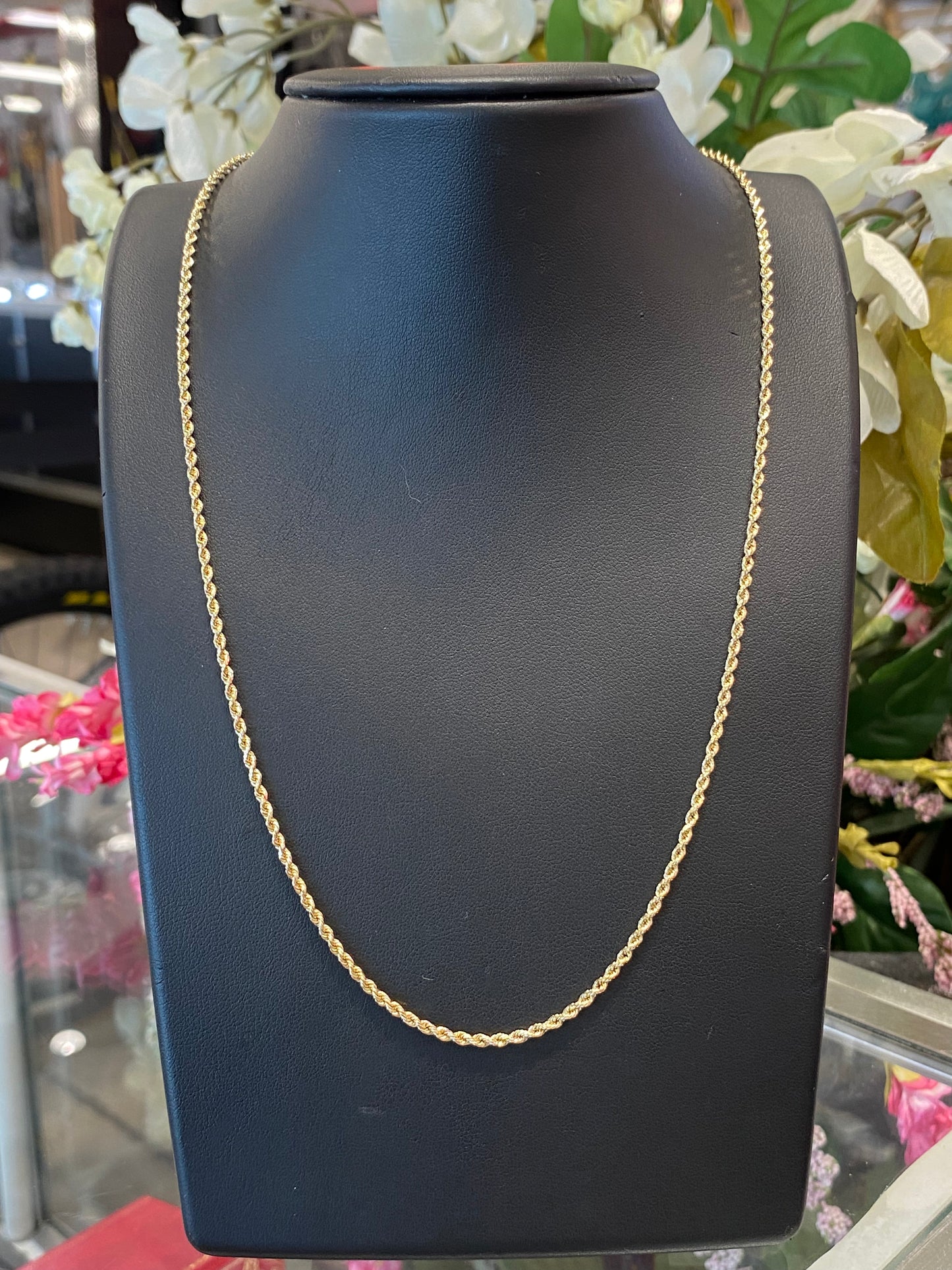14k Yellow Gold Rope Chain