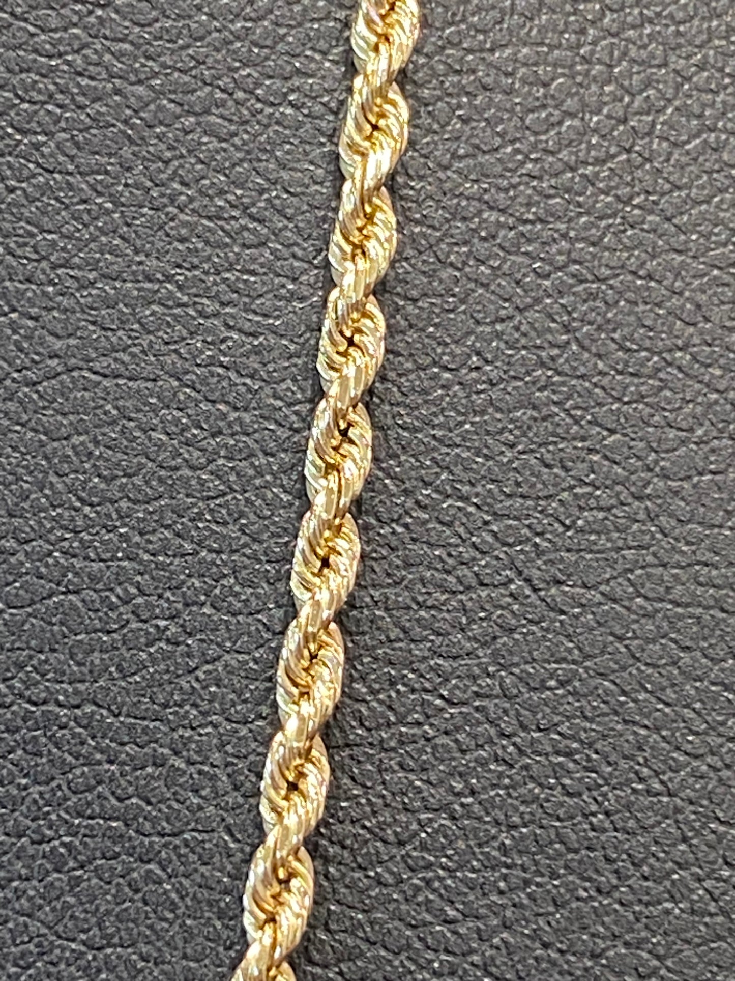 14k Yellow Gold Rope Chain