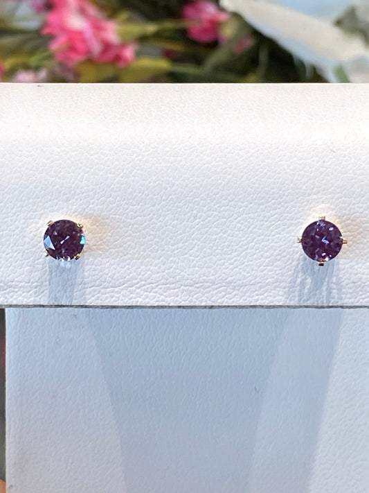 14k Yellow Gold Stud Earrings