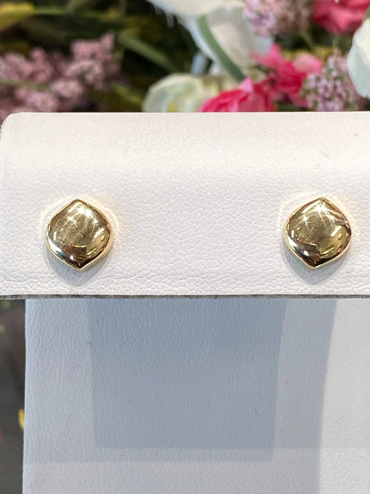 14k Yellow Gold Stud Earrings