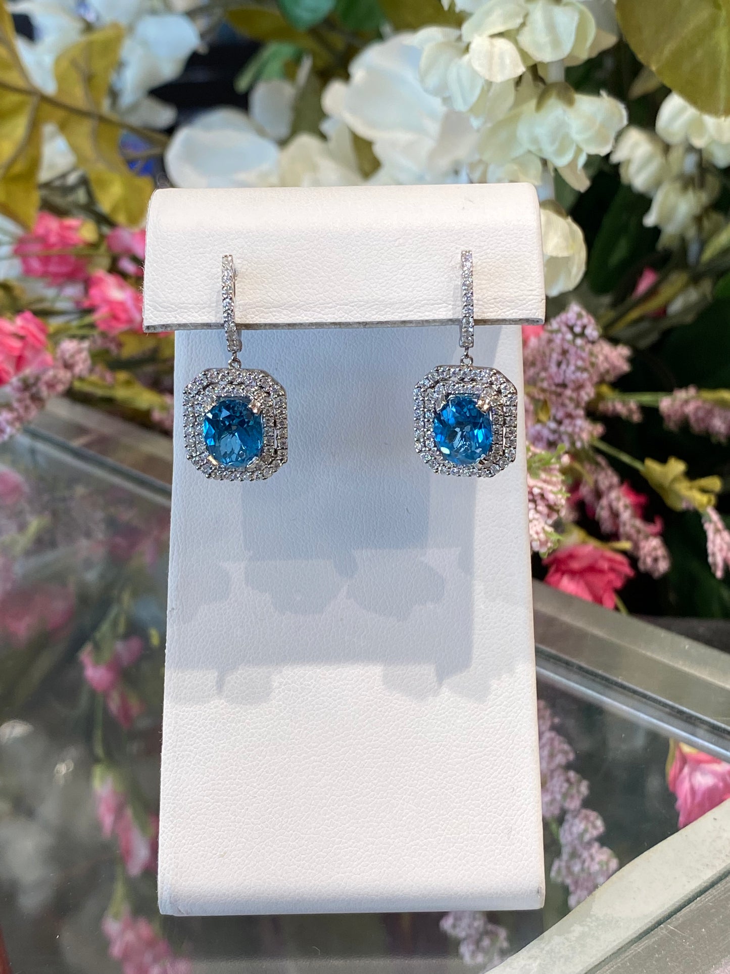 14k White Gold Earrings