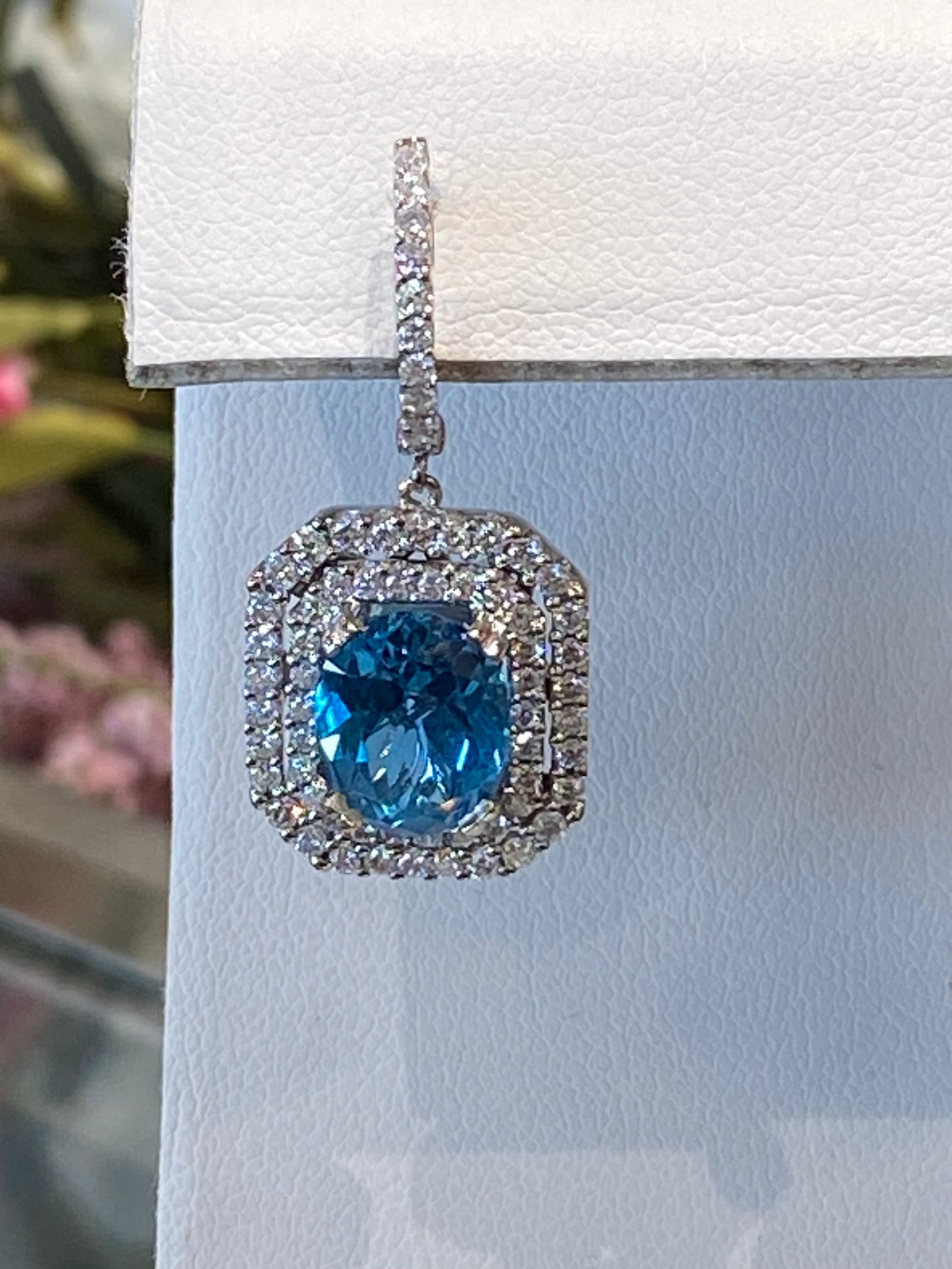 14k White Gold Earrings
