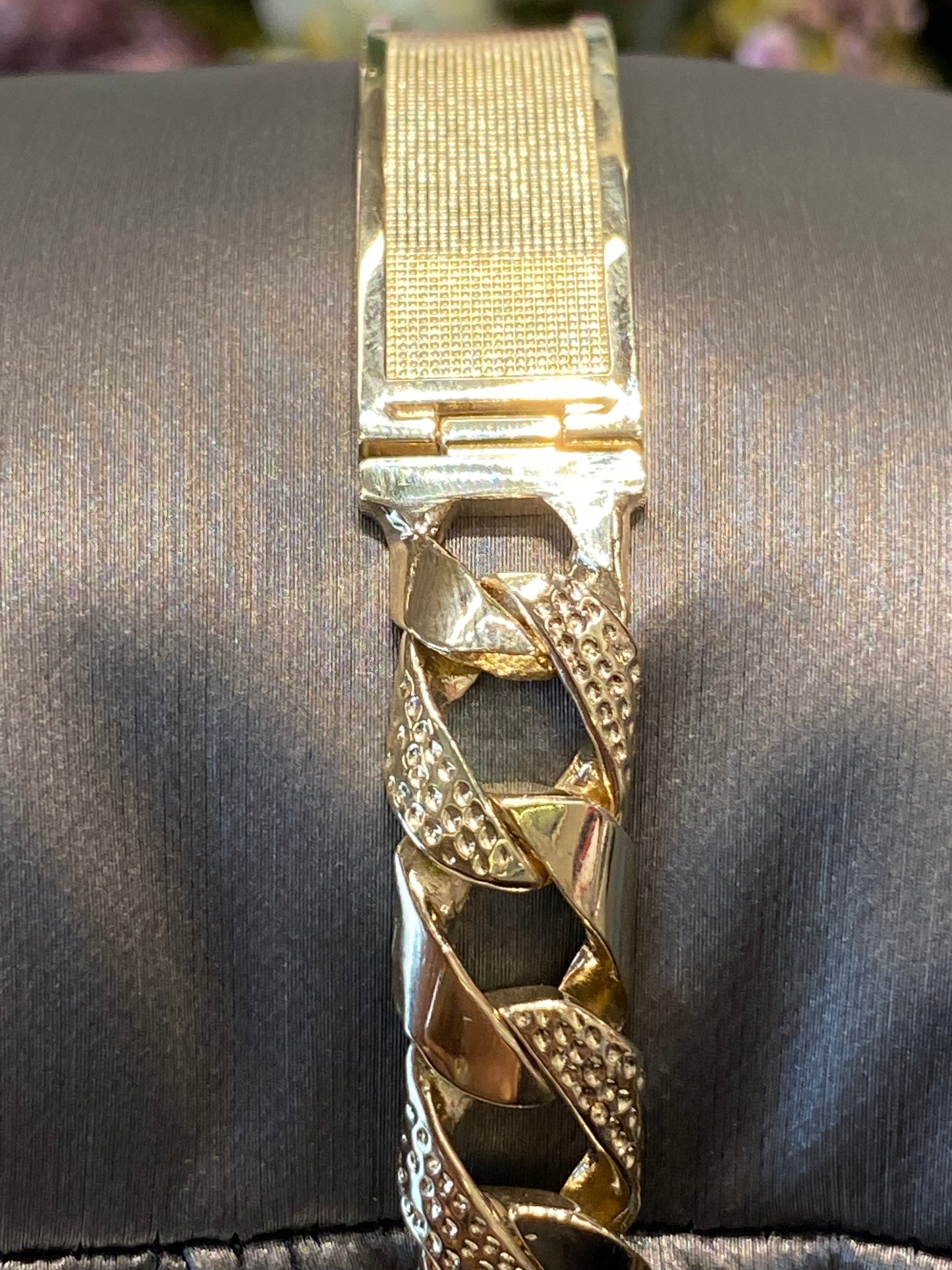 14k Yellow Gold ID Bracelet