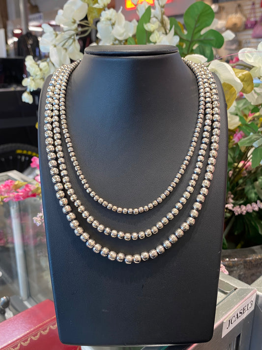 Silver Beaded Chain