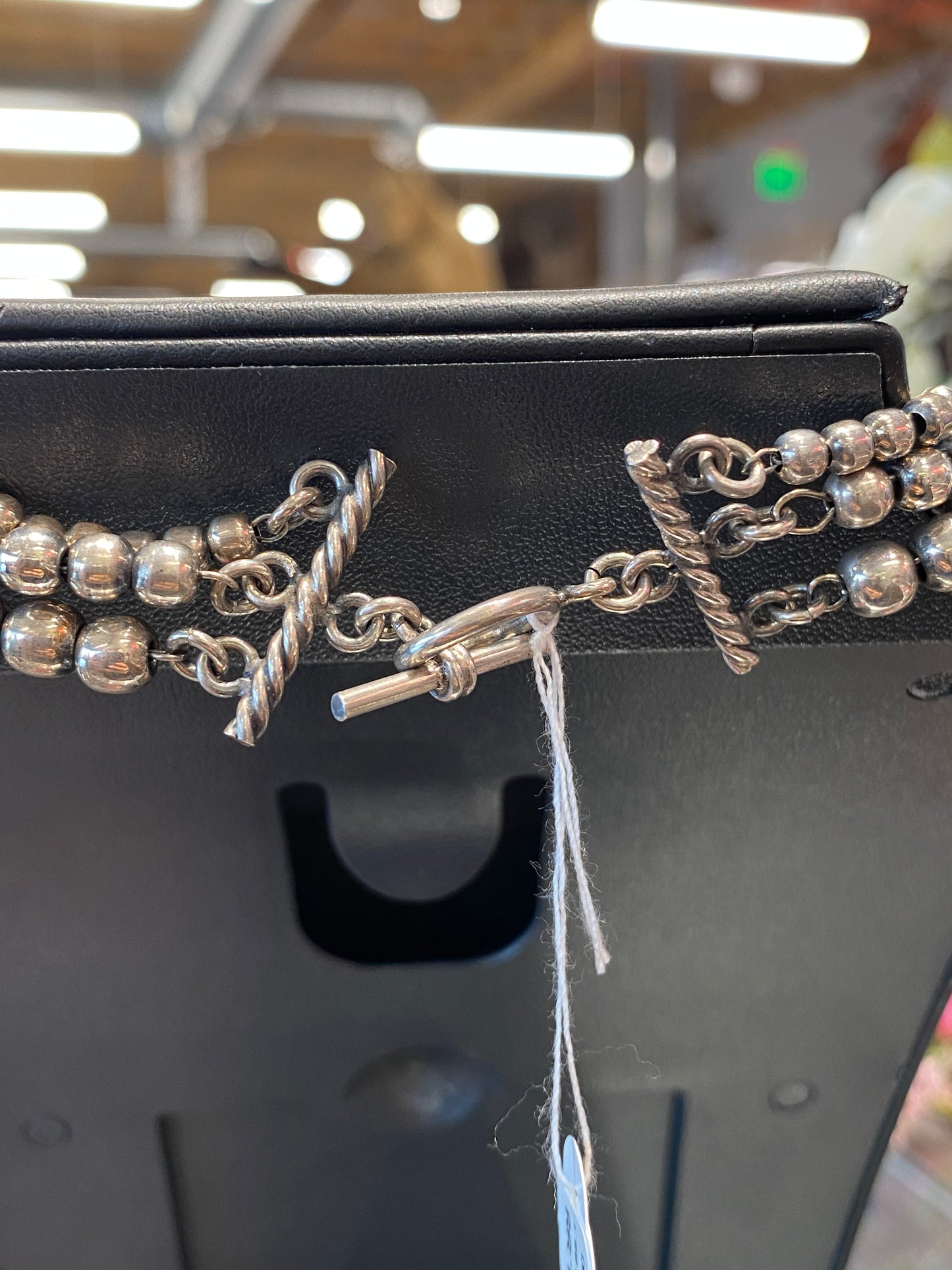 Silver Beaded Chain