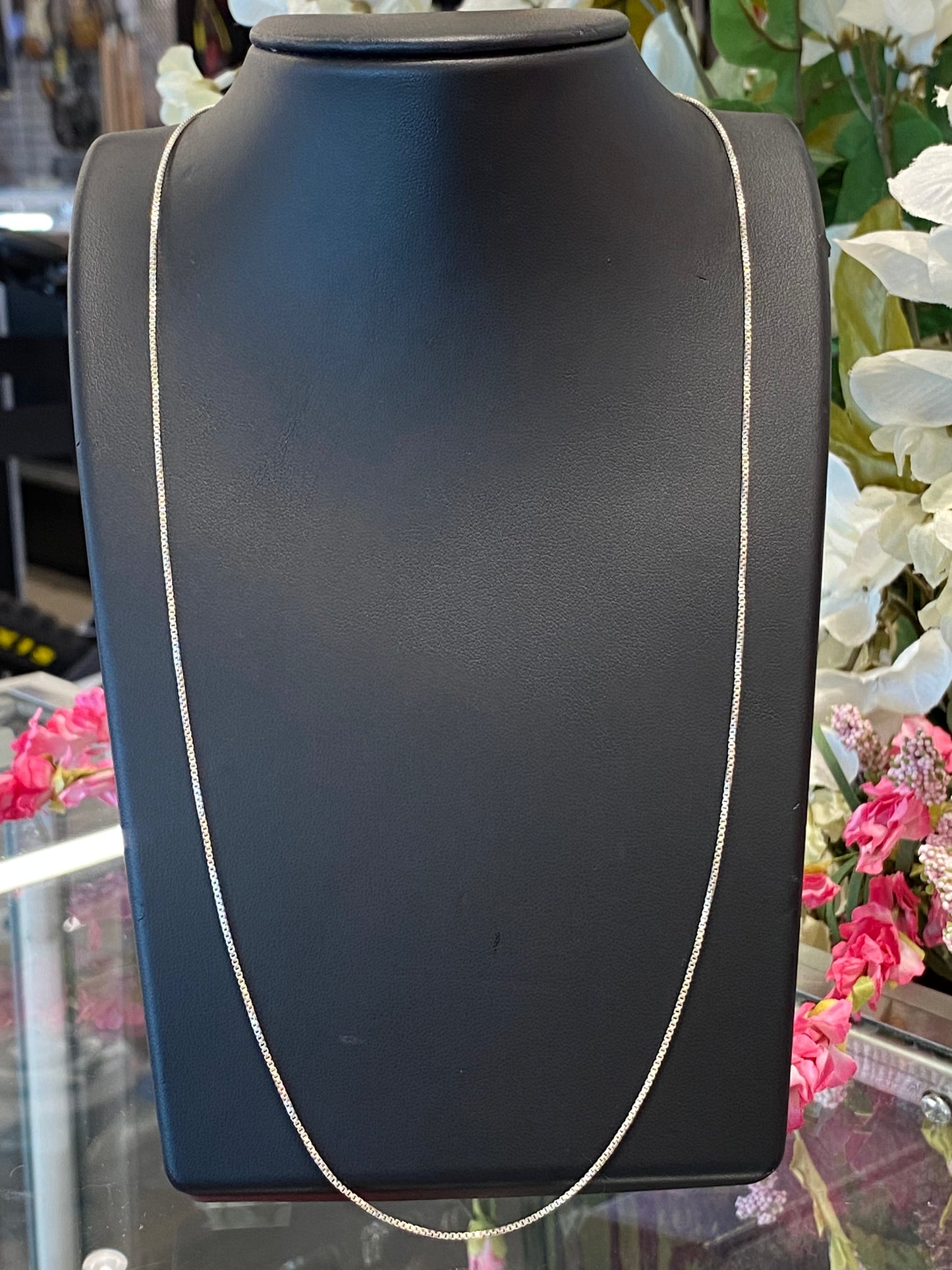 Silver Box Link Chain