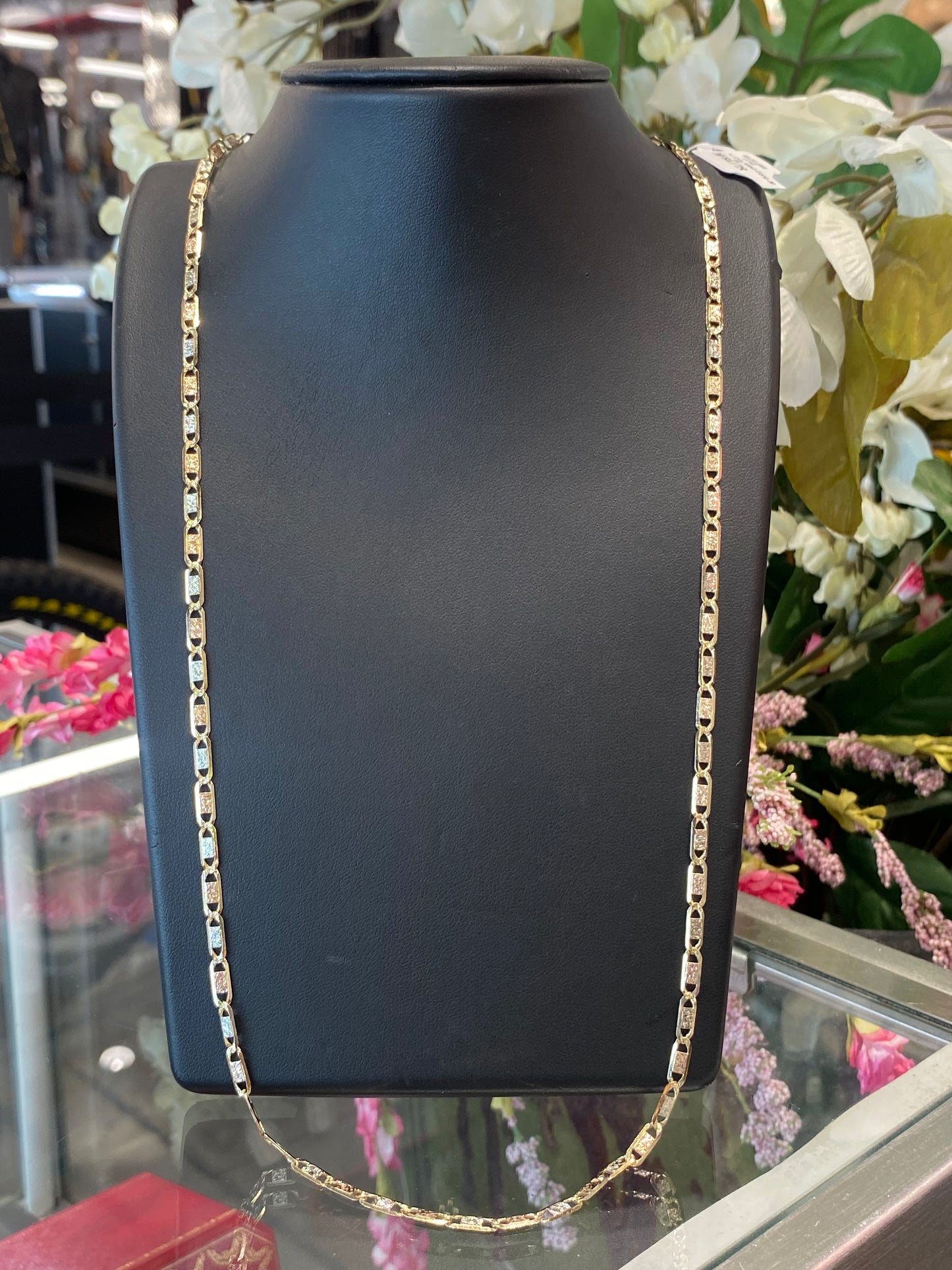 14k Tri Gold Chain
