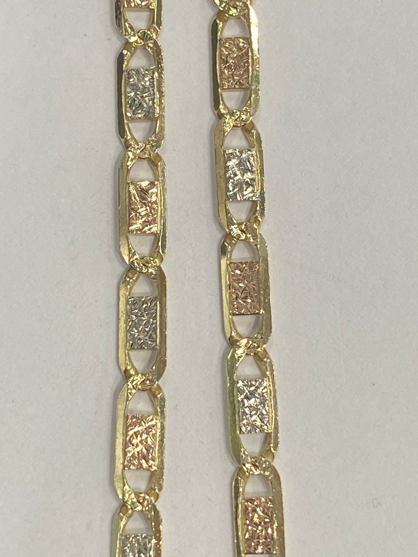 14k Tri Gold Chain