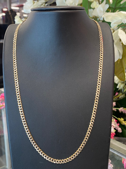 14k Two Tone Chain