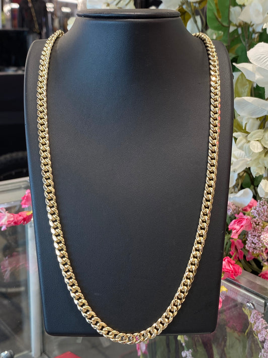 10k Yellow Gold Cuban Chain