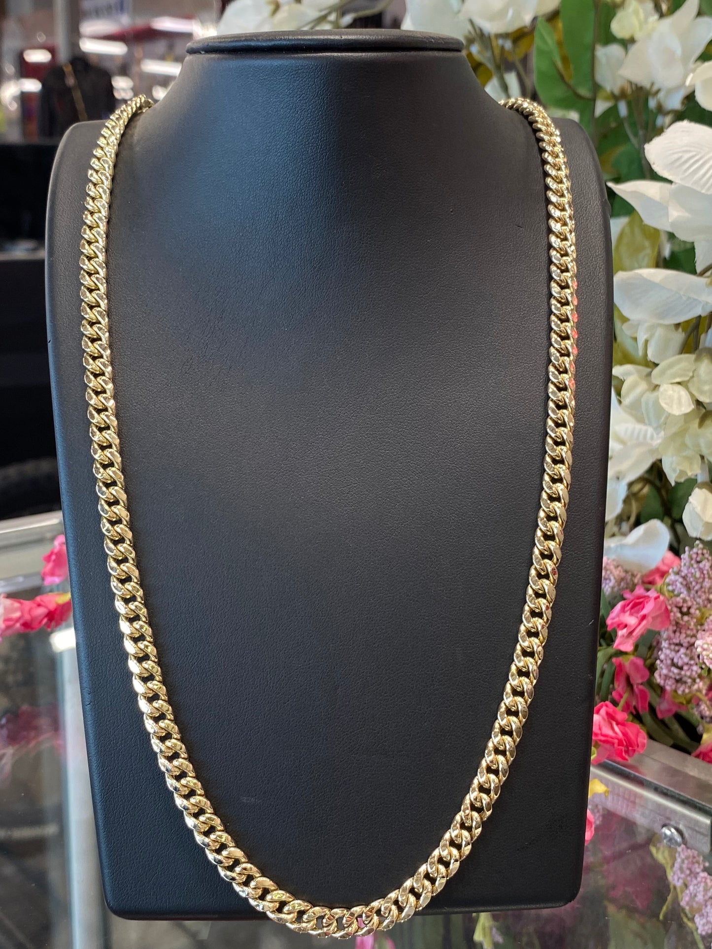 10k Yellow Gold Cuban Chain