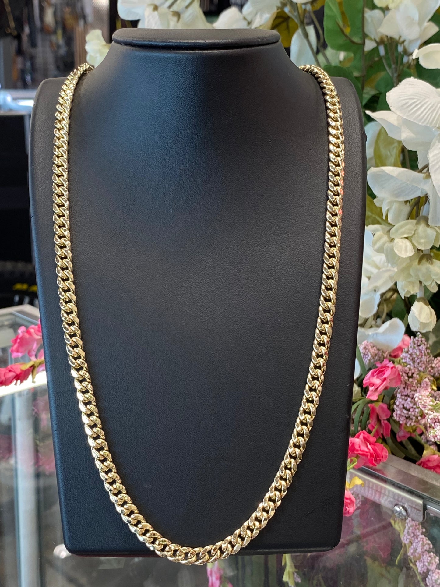 10k Yellow Gold Cuban Chain