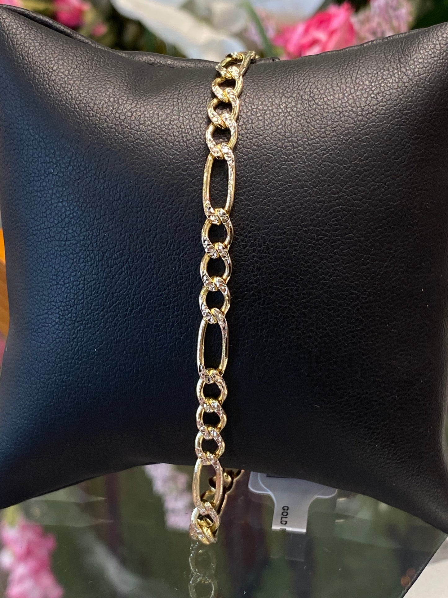 10k Two Tone Bracelet