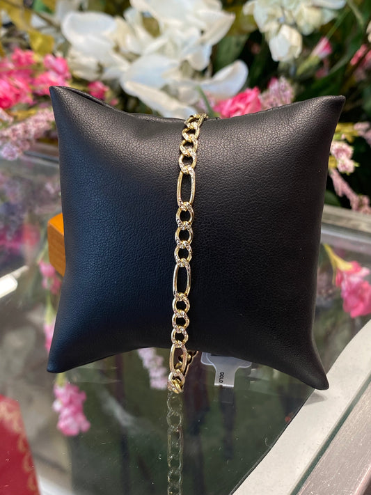 10k Two Tone Bracelet
