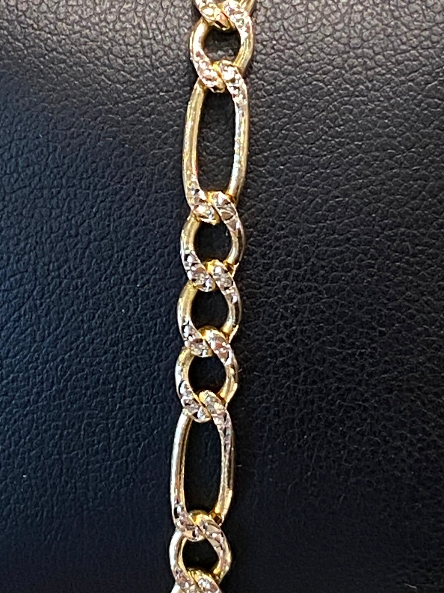 10k Two Tone Bracelet