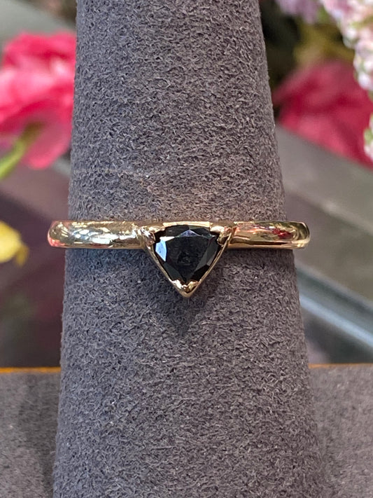 14k Yellow Gold Diamond Ring