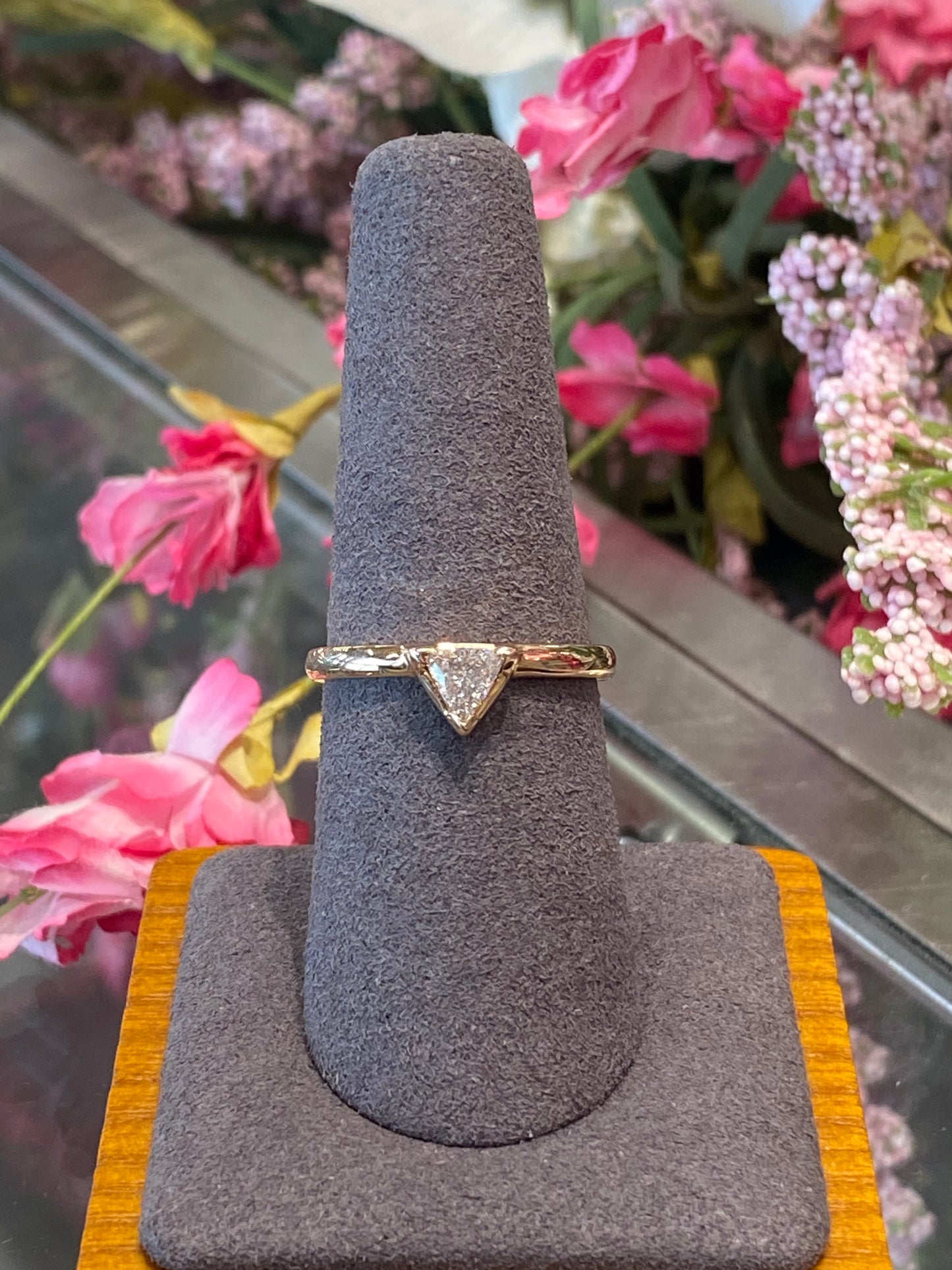14k Yellow Gold Diamond Ring
