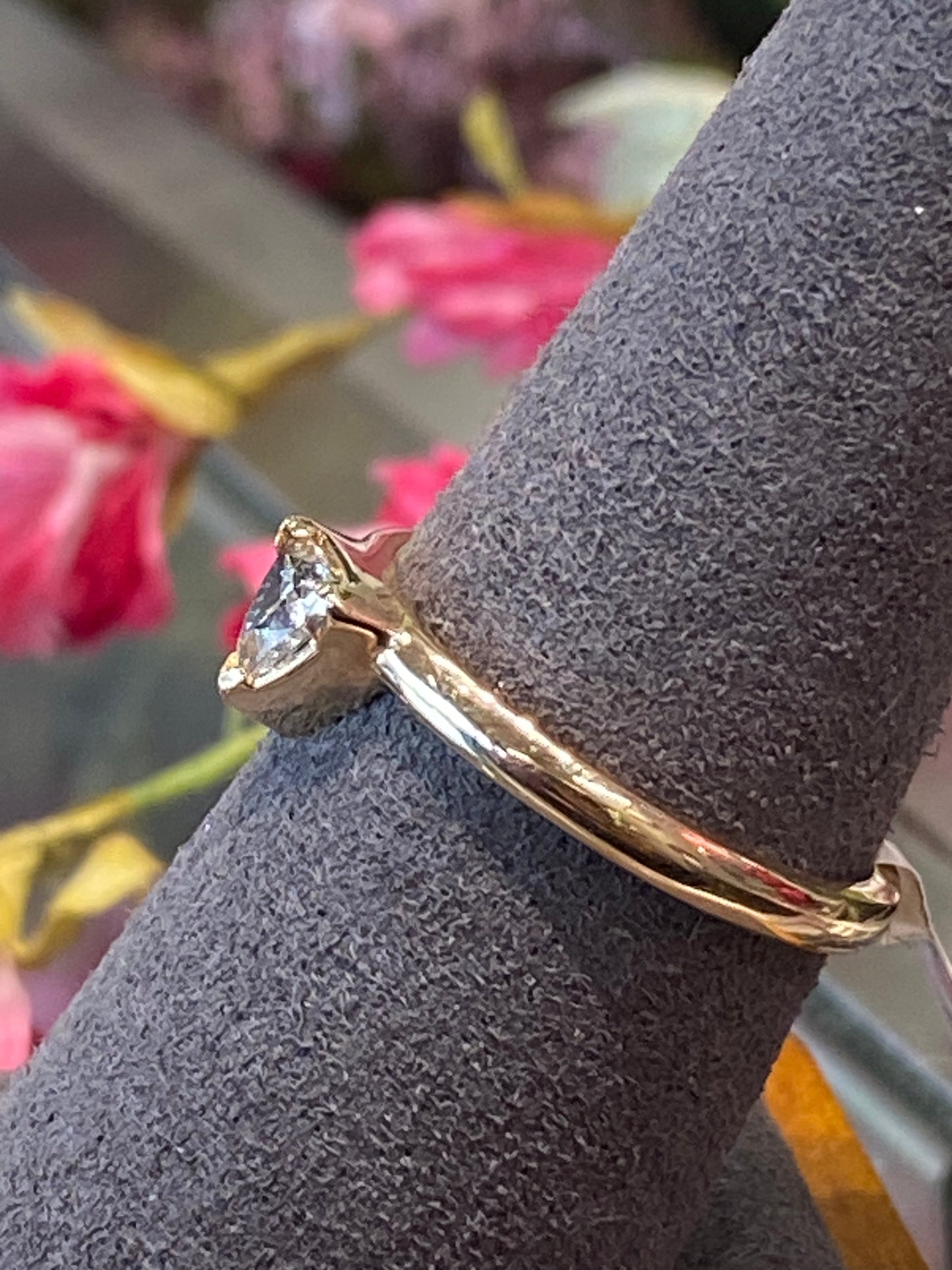 14k Yellow Gold Diamond Ring