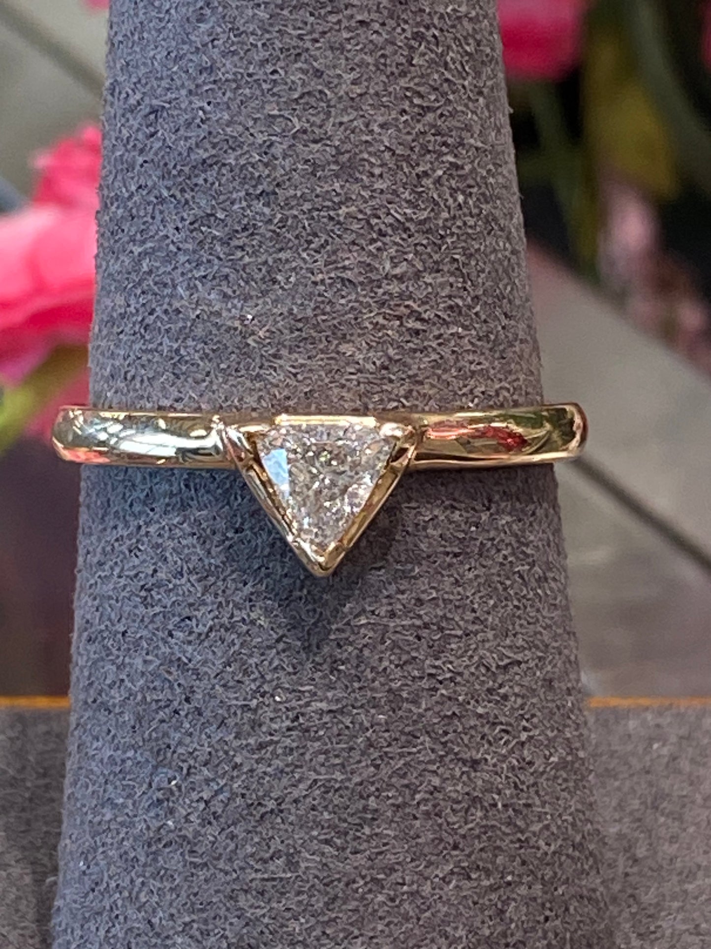 14k Yellow Gold Diamond Ring