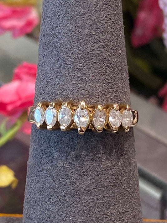 14k Yellow Gold Diamond Ring