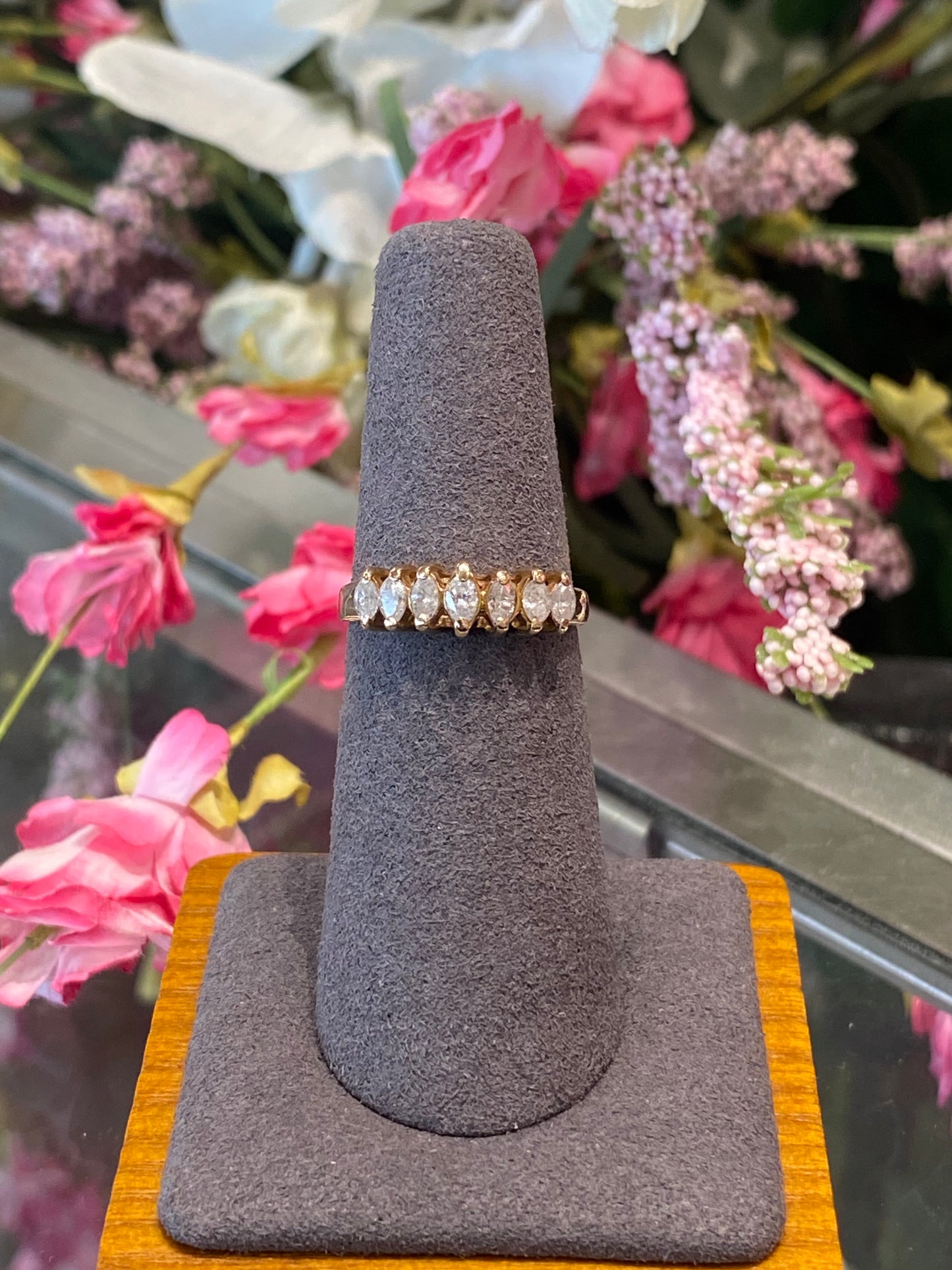 14k Yellow Gold Diamond Ring