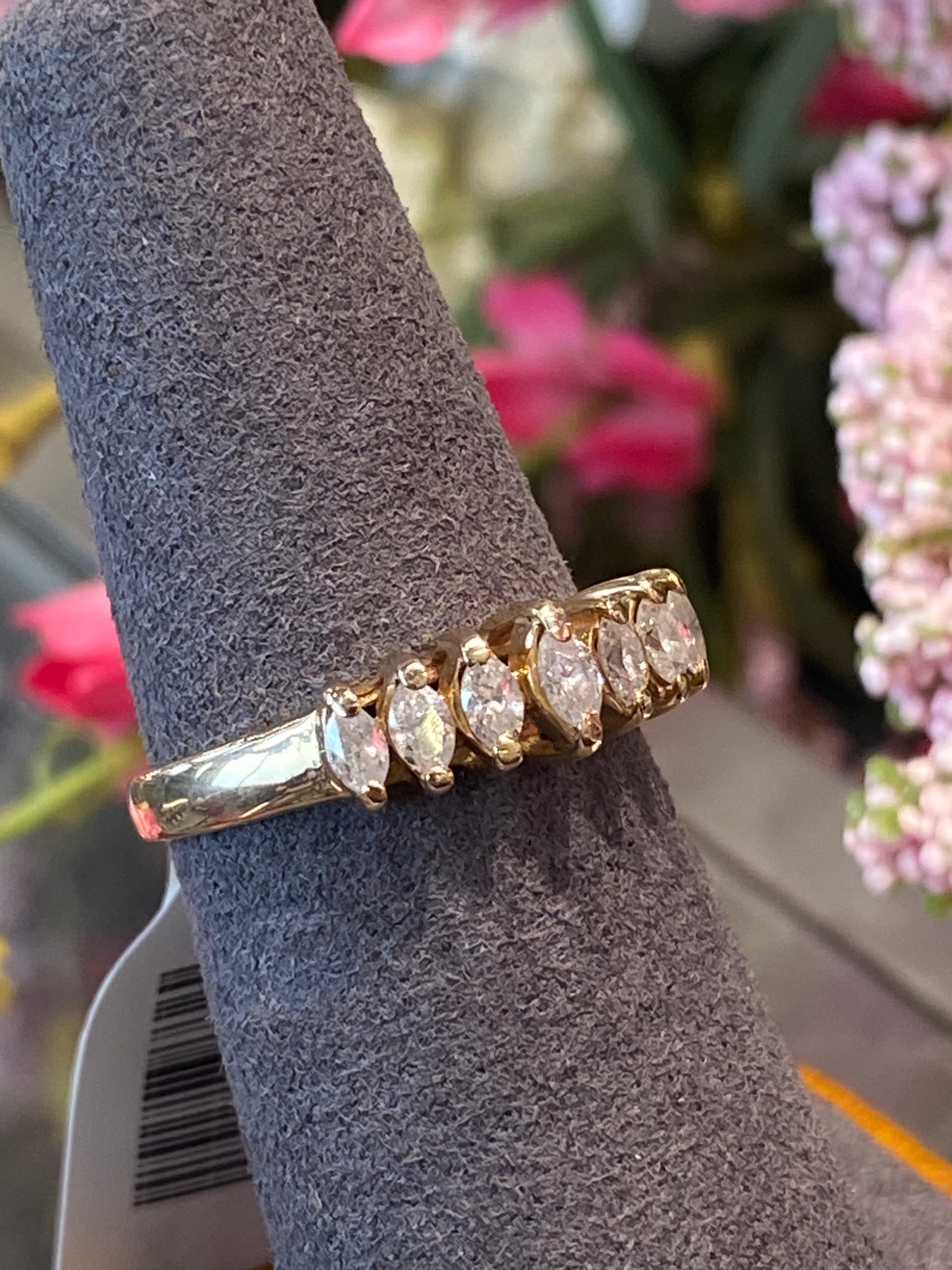 14k Yellow Gold Diamond Ring