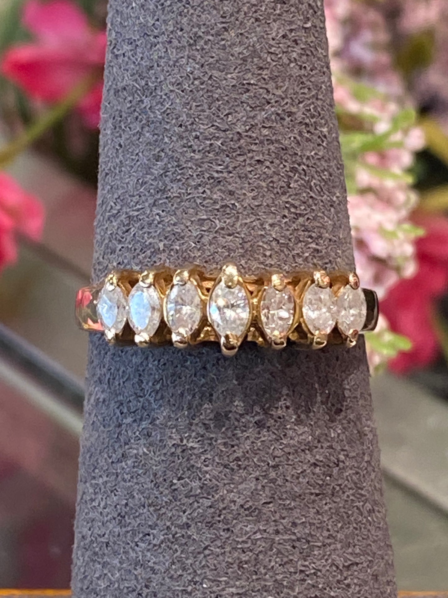 14k Yellow Gold Diamond Ring