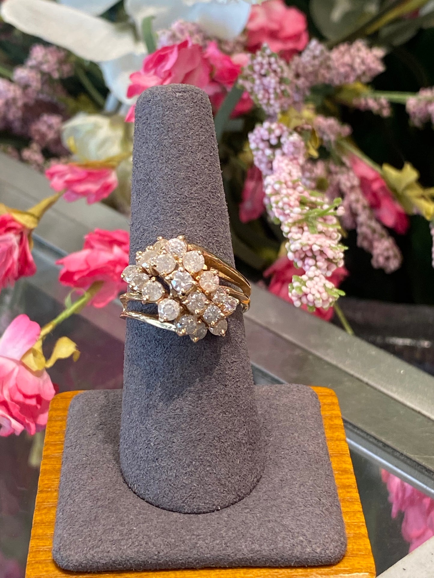 14k Yellow Gold Cocktail Ring