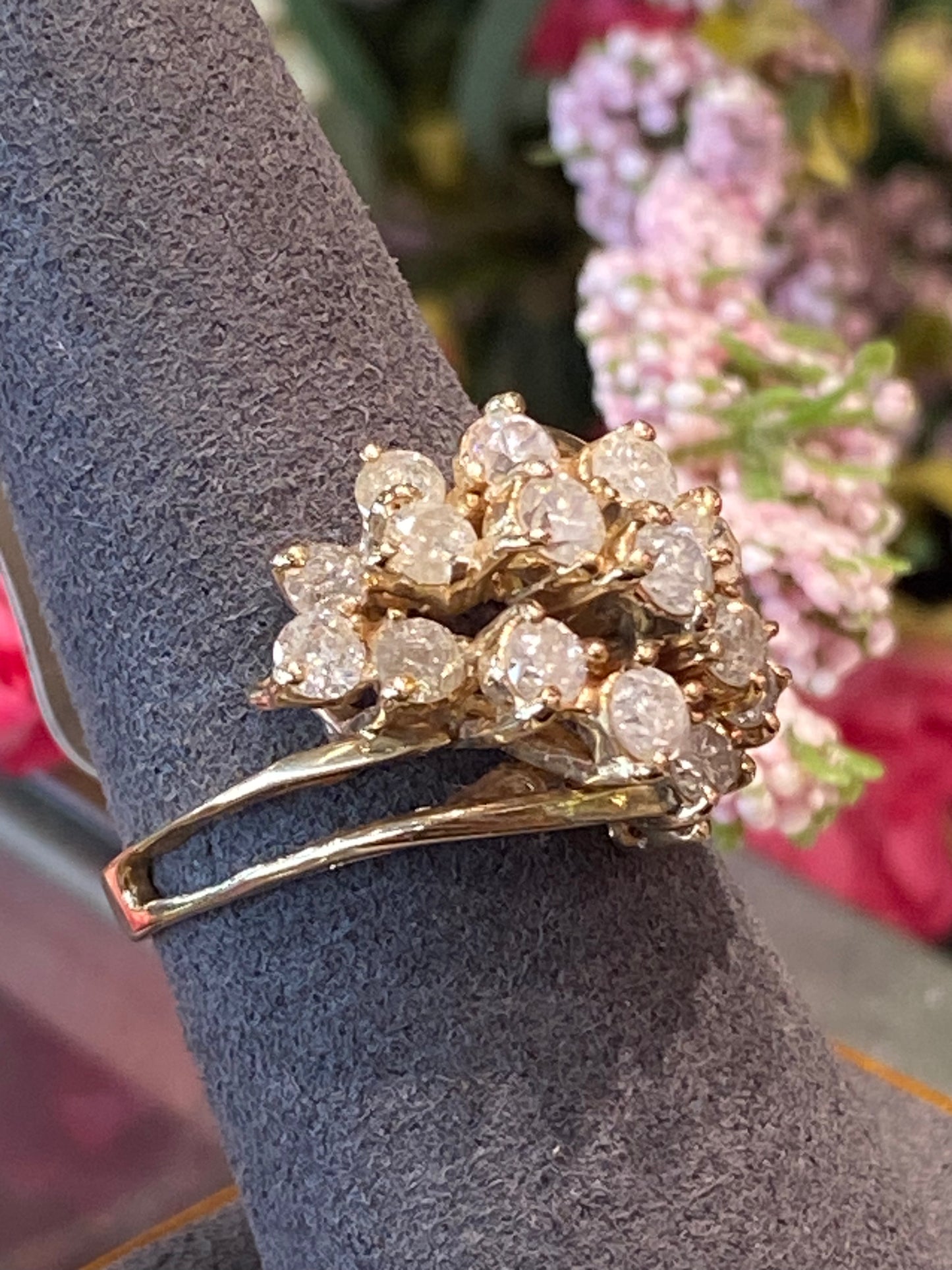 14k Yellow Gold Cocktail Ring