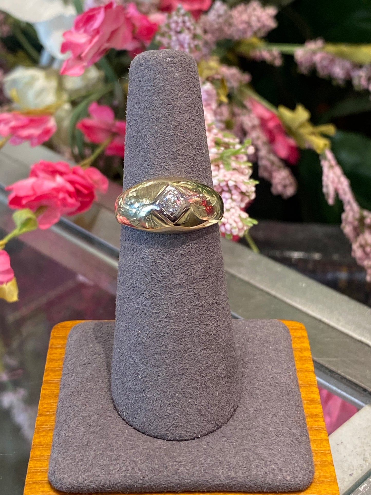14k Yellow Gold Diamond Ring