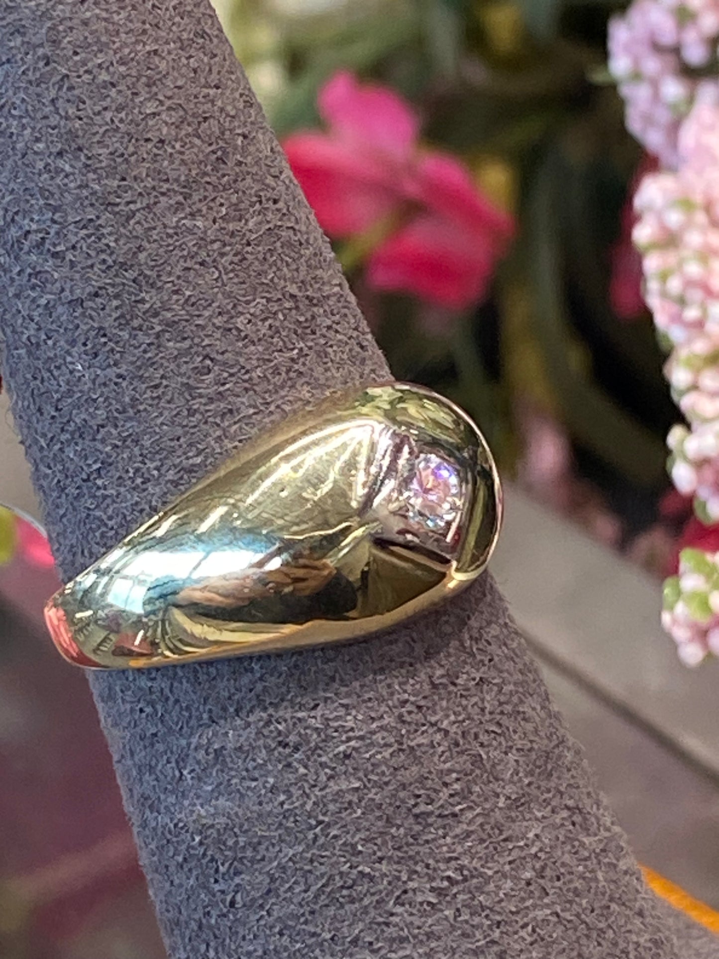 14k Yellow Gold Diamond Ring