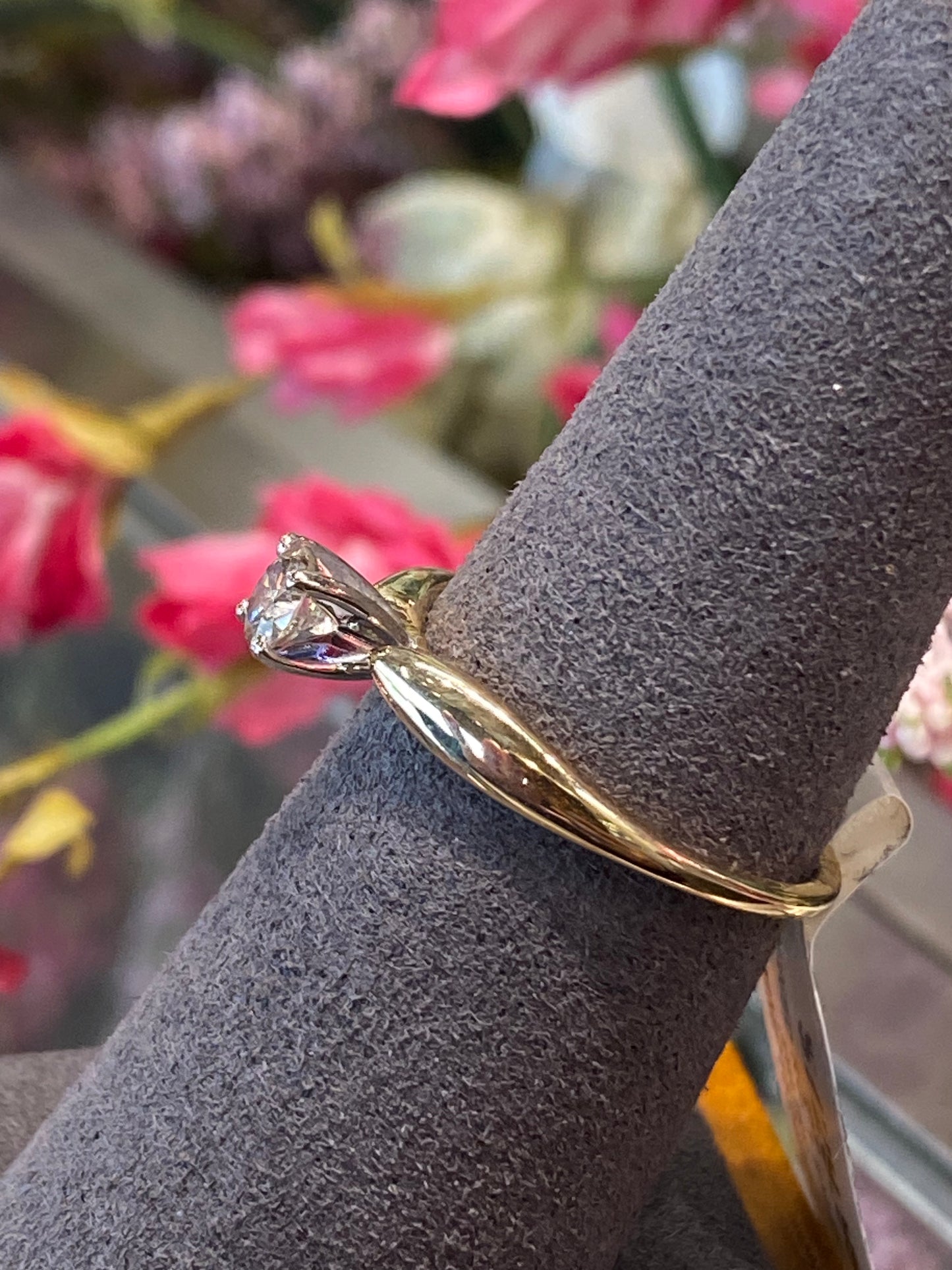 14k Yellow Gold Engagement Ring