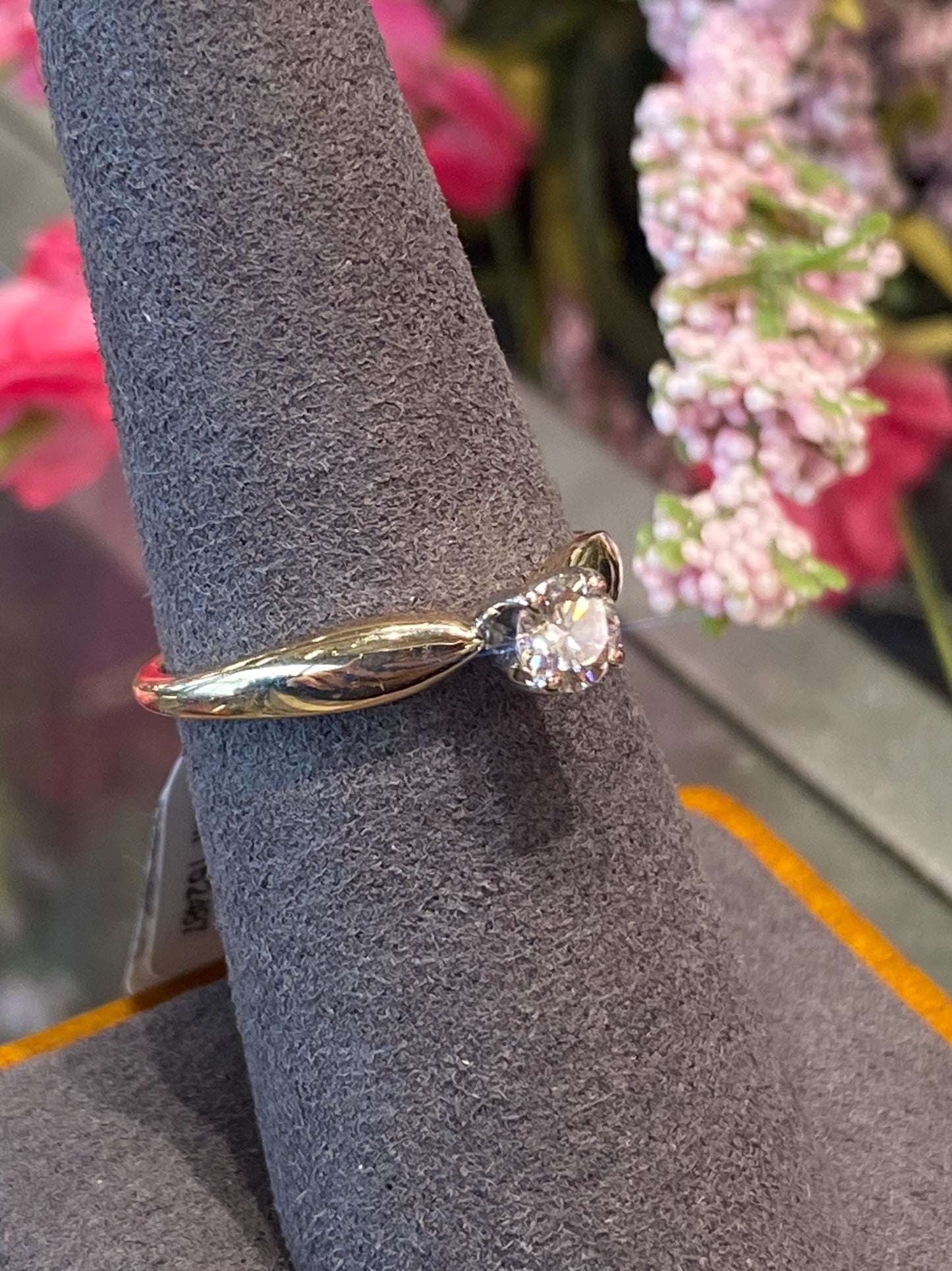 14k Yellow Gold Engagement Ring
