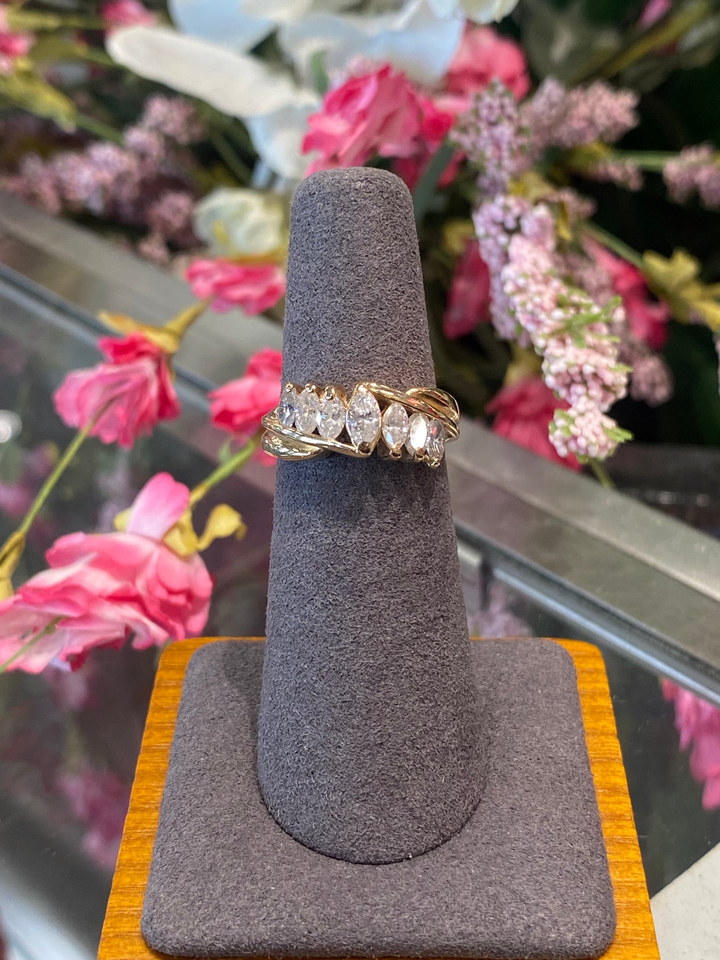 14k Yellow Gold Diamond Ring