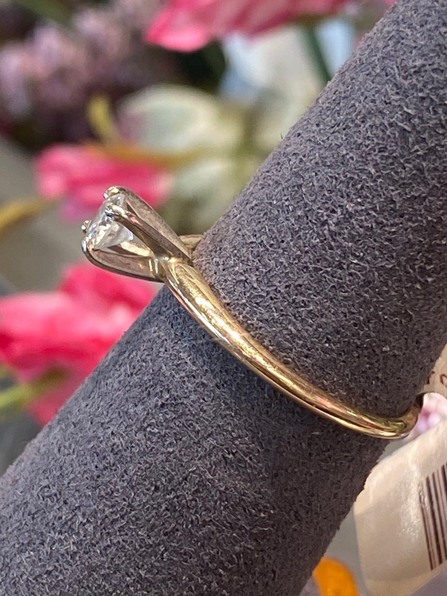 14k Yellow Gold Engagement Ring