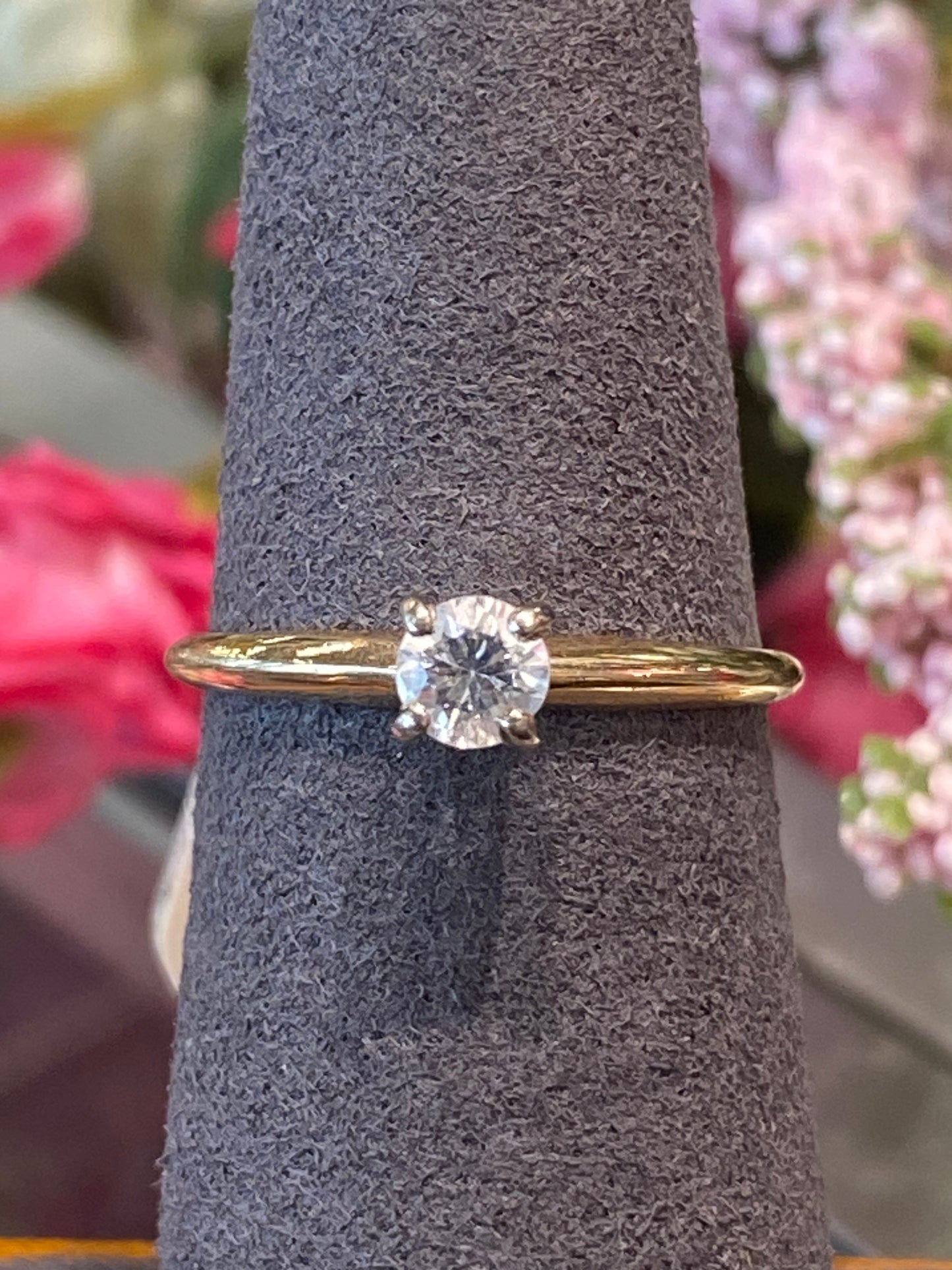 14k Yellow Gold Engagement Ring