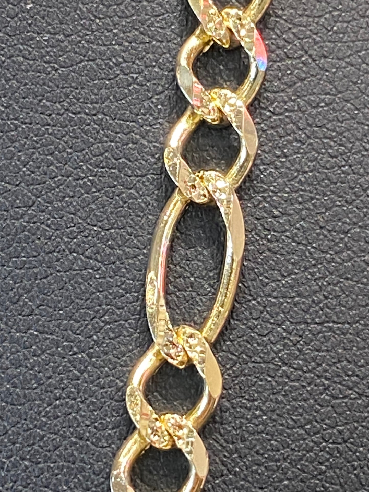 14k Yellow Gold Fígaro Chain
