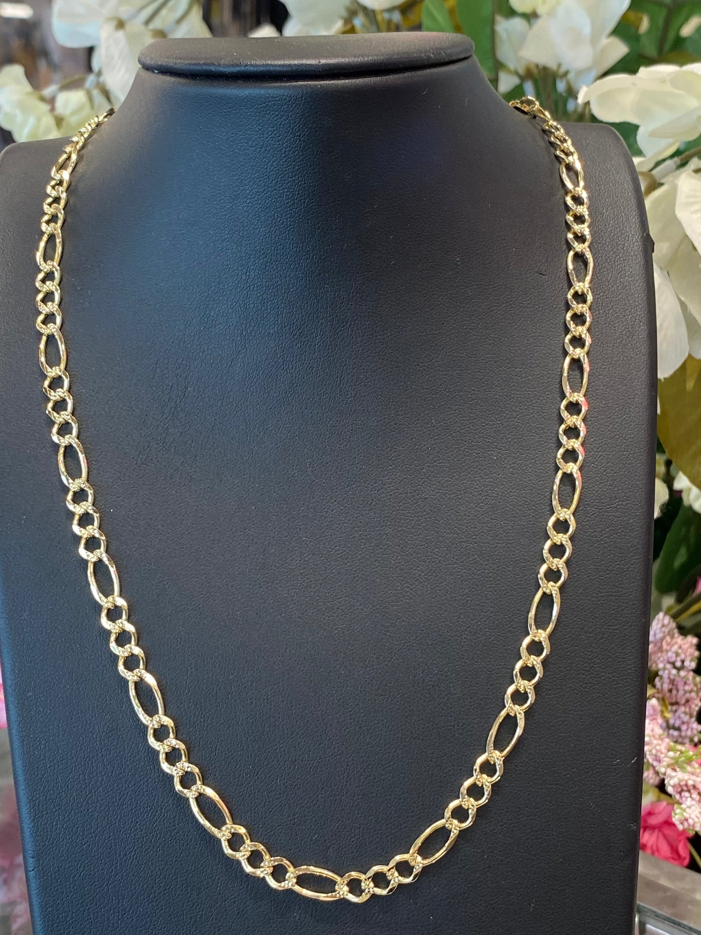 14k Yellow Gold Fígaro Chain