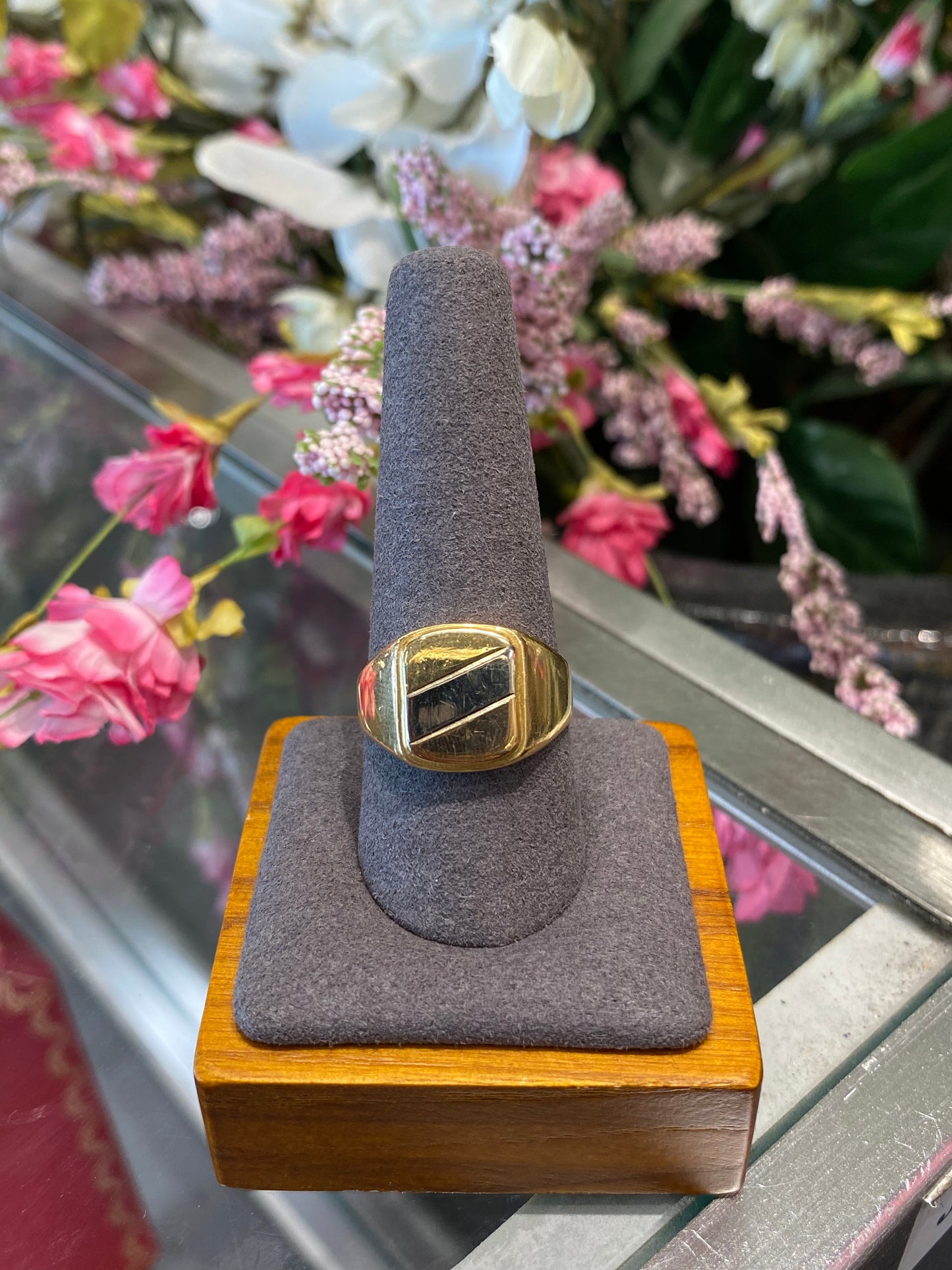 18k Tri Gold Ring