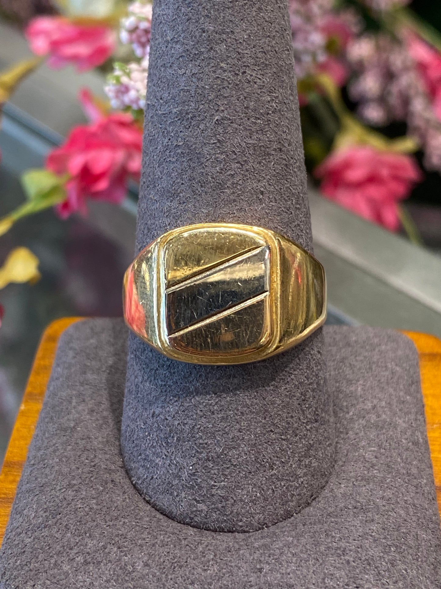 18k Tri Gold Ring
