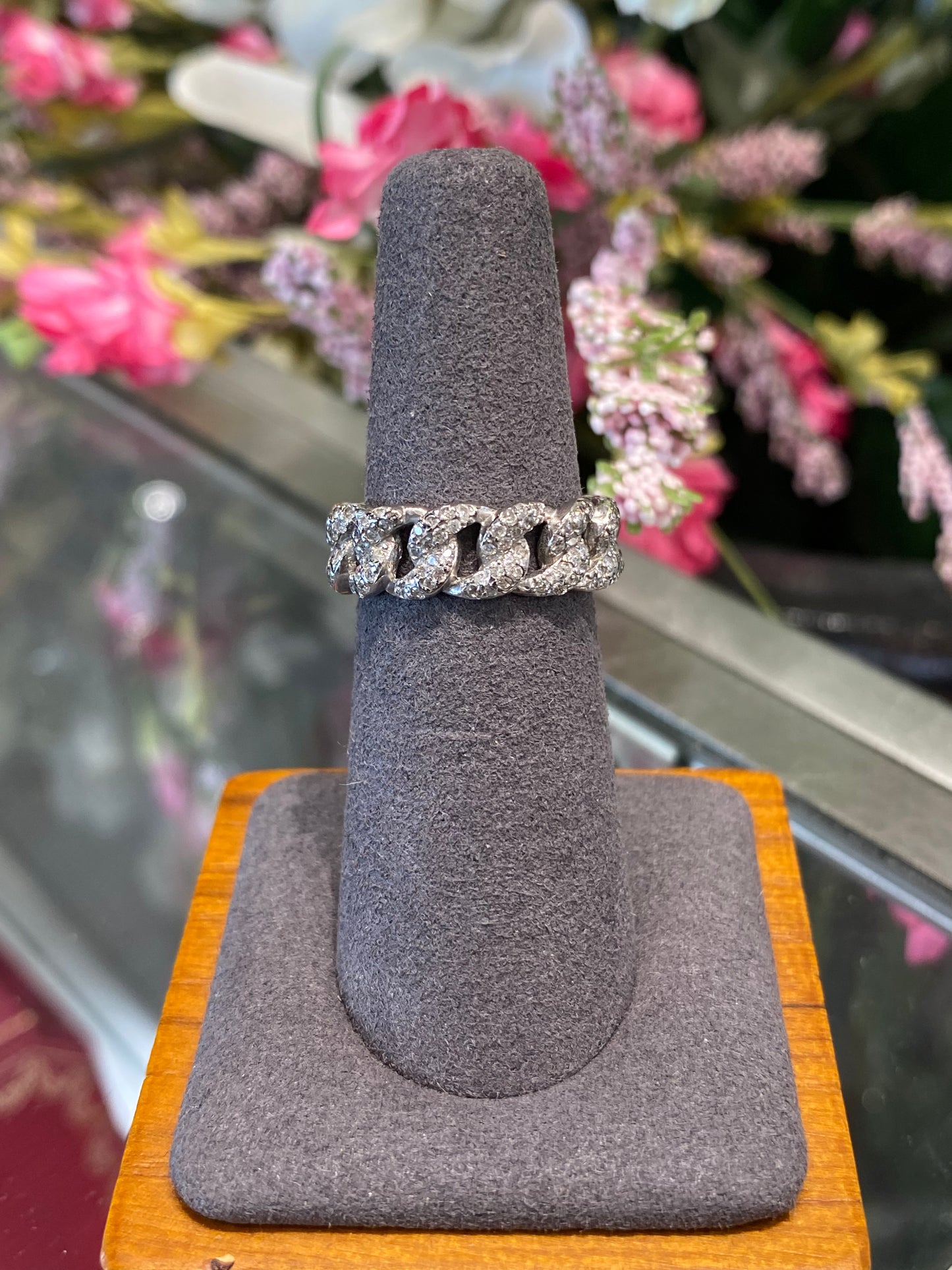 14k White Gold Diamond Ring