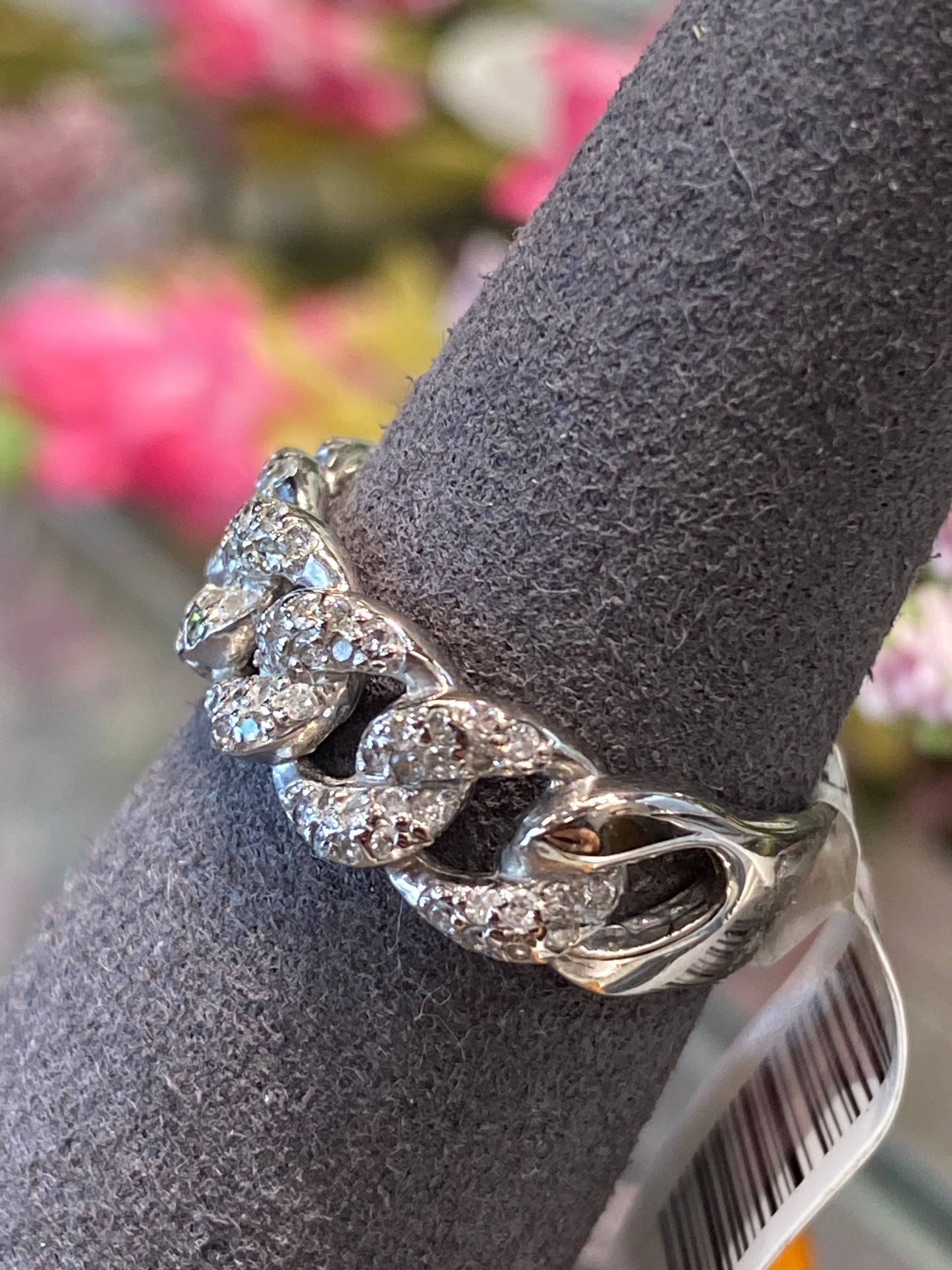 14k White Gold Diamond Ring
