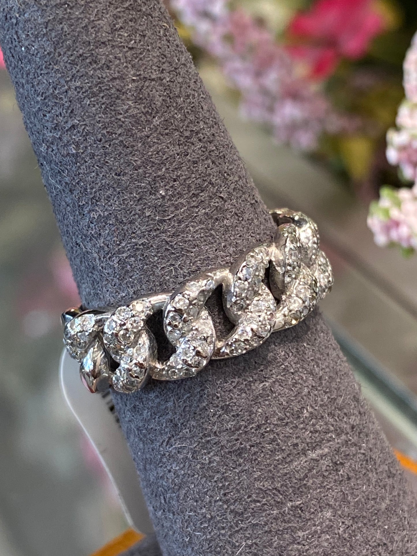 14k White Gold Diamond Ring
