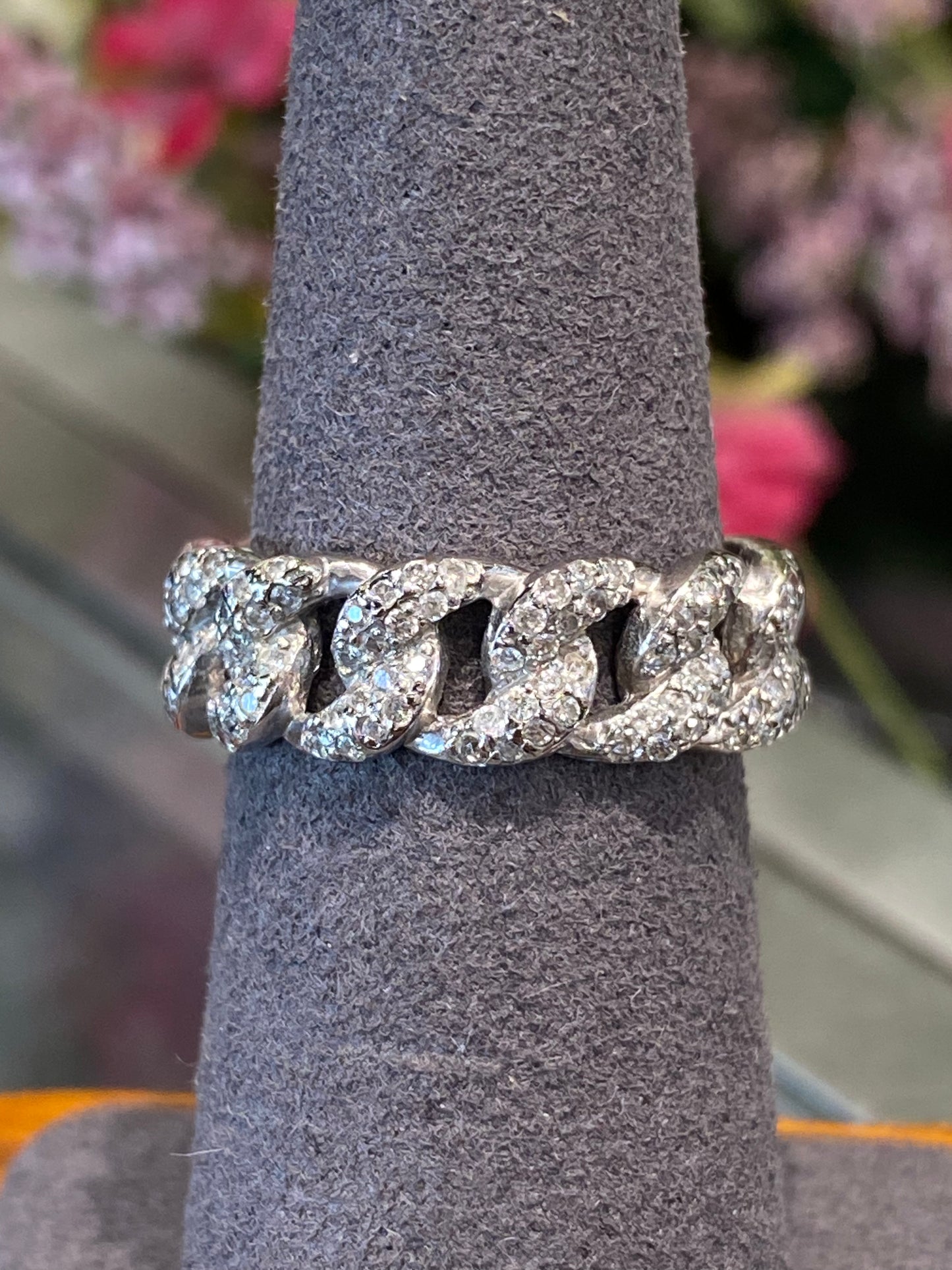 14k White Gold Diamond Ring
