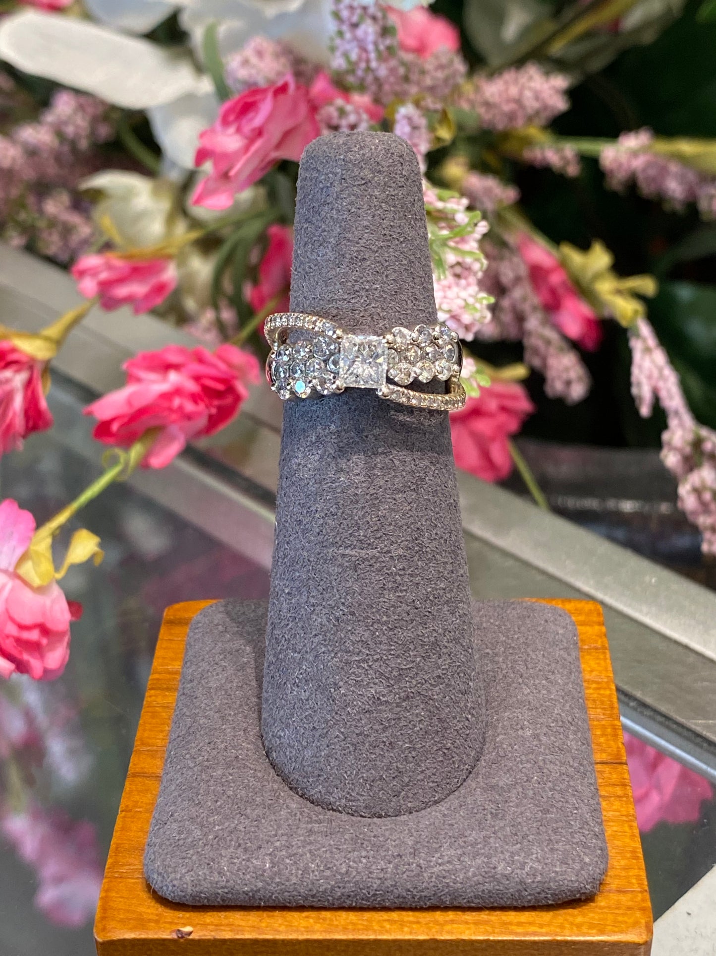14k Two Tone Diamond Ring