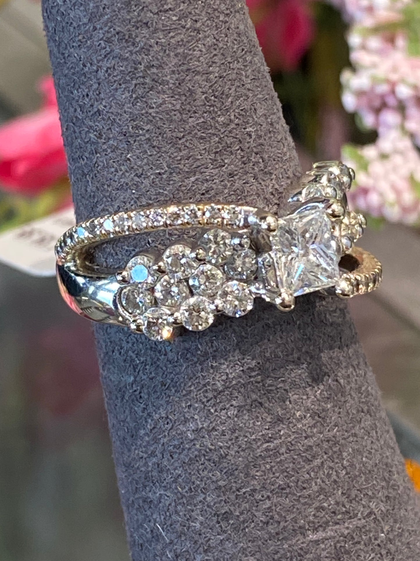 14k Two Tone Diamond Ring